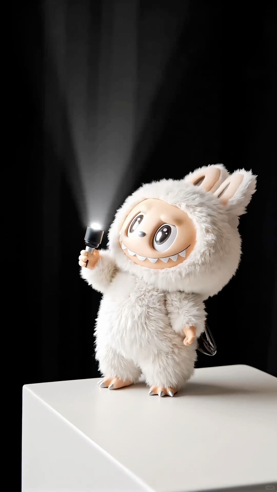 Happy Labubu Live Photo 8 - Joyful bouncing animated wallpaper